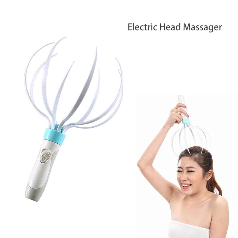 Head Massager Electric Eight Claw Vibration Scalp and Body Care Massager