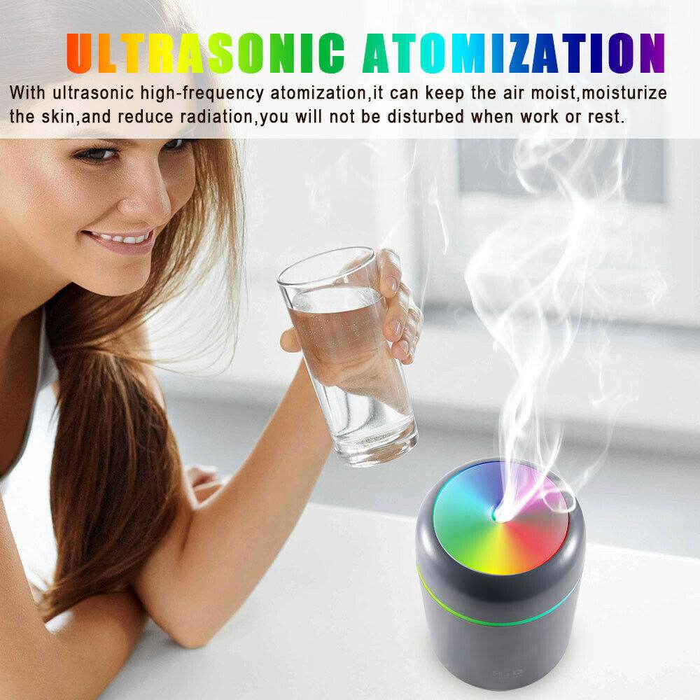 Aroma Essential Oil Diffuser Grain Ultrasonic Air LED Aromatherapy Humidifier - NamafadStore
