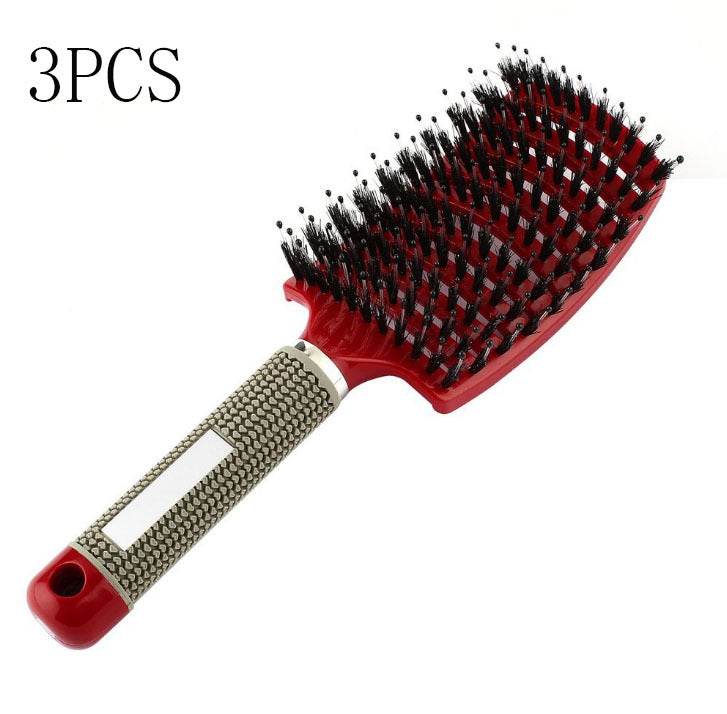 Hairbrush Anti Klit Haarborstel Vrouwen Detangler Hair Brush Nylon Scalp Massage Teaser Kam - NamafadStore