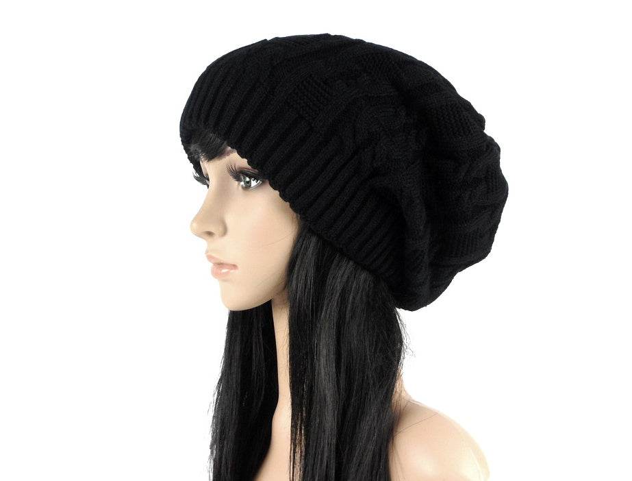 Korean Winter Knitted Hat for Women and Men - Double Layer Wool Pile Beanie for Autumn and Winter - NamafadStore