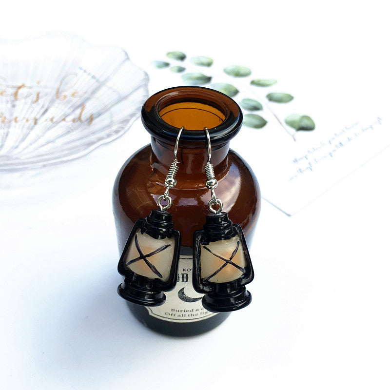 Women Earring Made Cute Girls Eardrop Funny Gift Sweet Handmade Cartoons Mini Fruit Drink Ham Sausage Toothpaste Shampoo