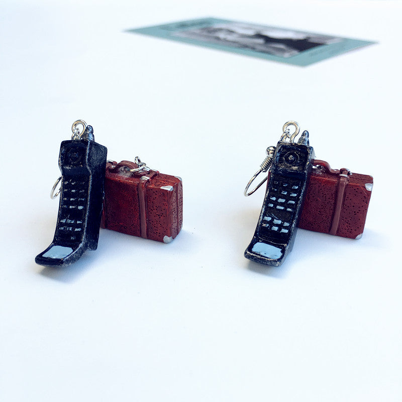 Women Earring Made Cute Girls Eardrop Funny Gift Sweet Handmade Cartoons Mini Fruit Drink Ham Sausage Toothpaste Shampoo