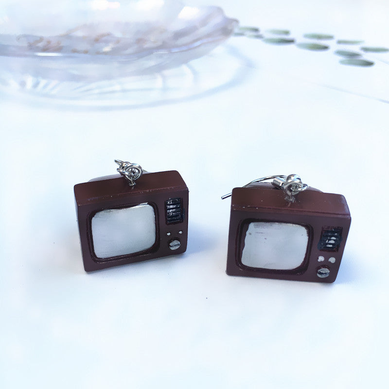 Women Earring Made Cute Girls Eardrop Funny Gift Sweet Handmade Cartoons Mini Fruit Drink Ham Sausage Toothpaste Shampoo