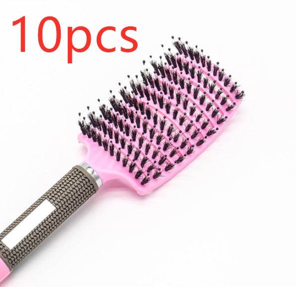 Hairbrush Anti Klit Haarborstel Vrouwen Detangler Hair Brush Nylon Scalp Massage Teaser Kam - NamafadStore