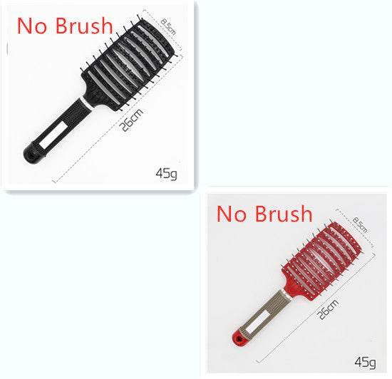 Hairbrush Anti Klit Brushy Haarborstel Women Detangler Hair Brush Bristle Nylon Scalp Massage Teaser Hair Brush Comb - NamafadStore