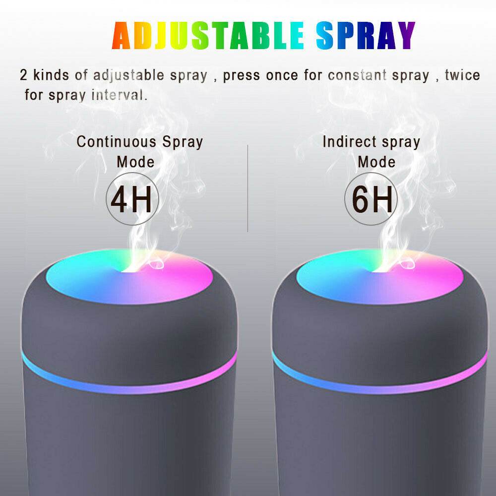 Aroma Essential Oil Diffuser Grain Ultrasonic Air LED Aromatherapy Humidifier - NamafadStore