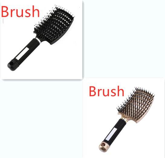 Hairbrush Anti Klit Haarborstel Vrouwen Detangler Hair Brush Nylon Scalp Massage Teaser Kam - NamafadStore