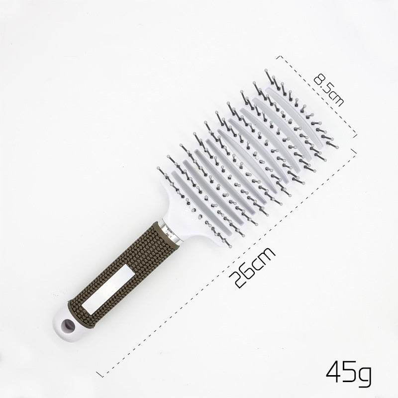 Hairbrush Anti Klit Brushy Haarborstel Women Detangler Hair Brush Bristle Nylon Scalp Massage Teaser Hair Brush Comb - NamafadStore