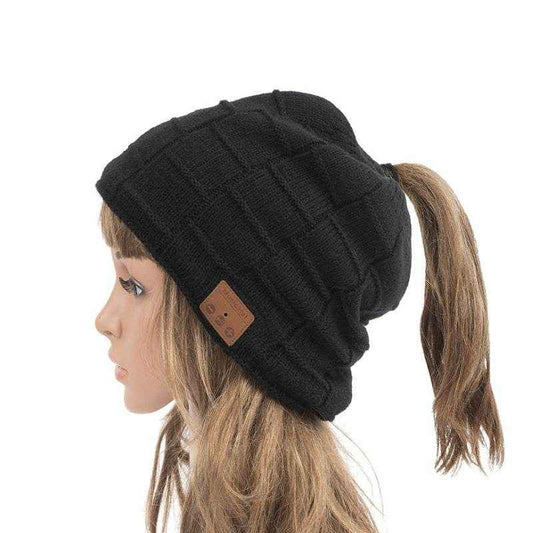 Fleece Warm Bluetooth Knitted Hat – Cozy and Connected - NamafadStore