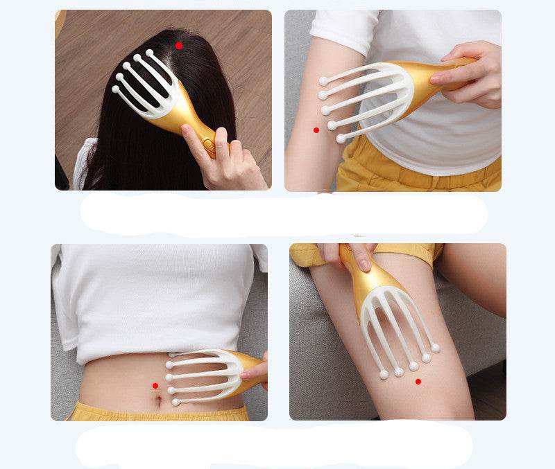 Massage Ball Scalp Massage Comb Scratching Artifact Head Massager - NamafadStore
