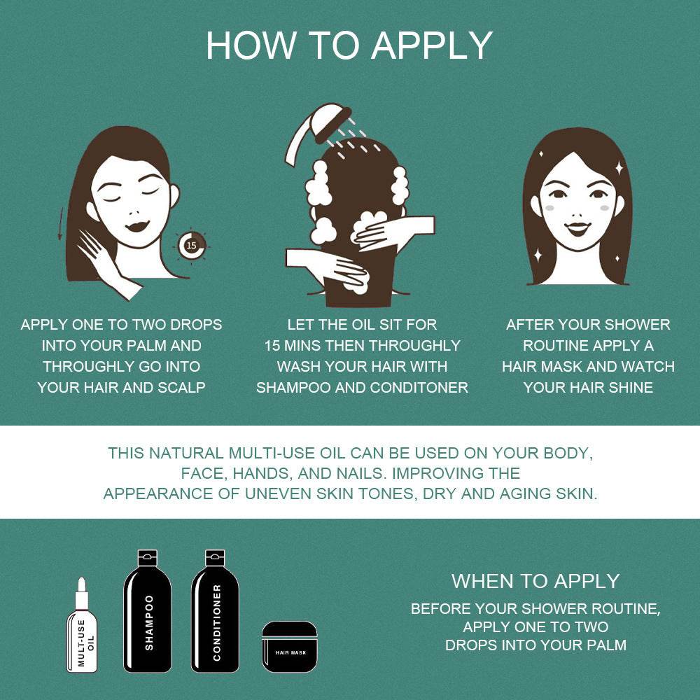 Rose Petal Essential Oil 100ml - Aromatherapy Moisturizing Oil for Skin Hydration - NamafadStore