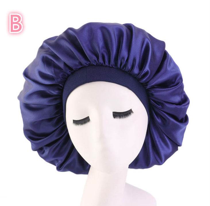 Beauty Print Satin Silk Bonnet Sleep Night Cap for Hair Protection - NamafadStore