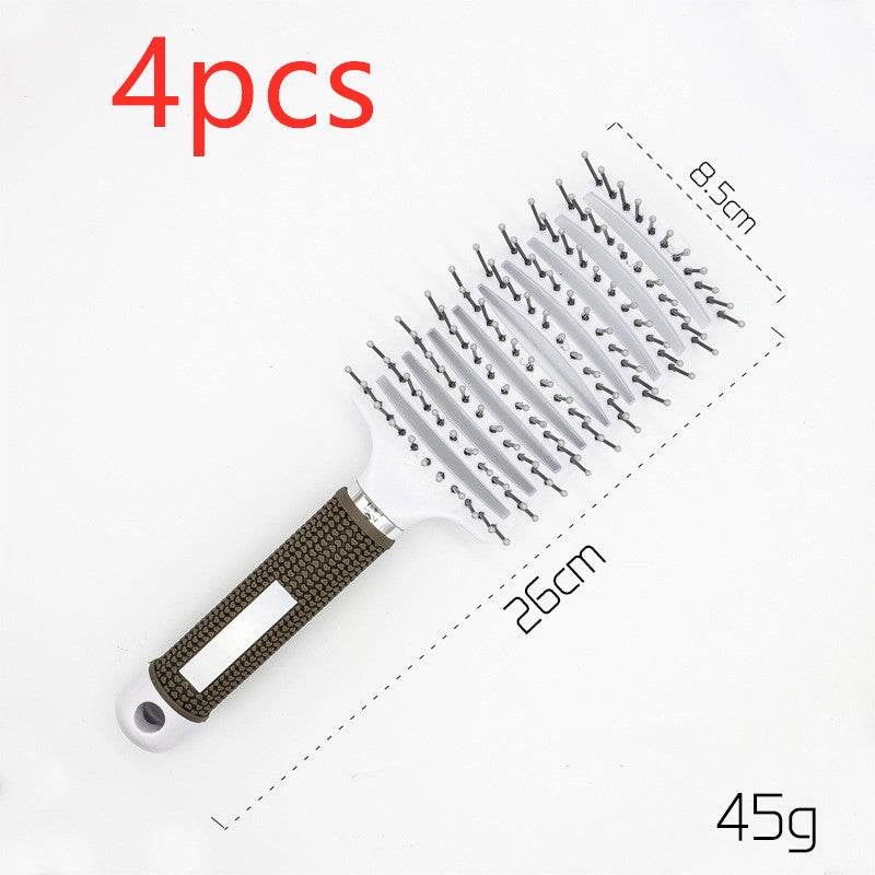 Hairbrush Anti Klit Haarborstel Vrouwen Detangler Hair Brush Nylon Scalp Massage Teaser Kam - NamafadStore