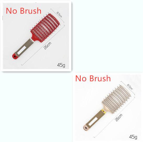 Hairbrush Anti Klit Brushy Haarborstel Women Detangler Hair Brush Bristle Nylon Scalp Massage Teaser Hair Brush Comb - NamafadStore