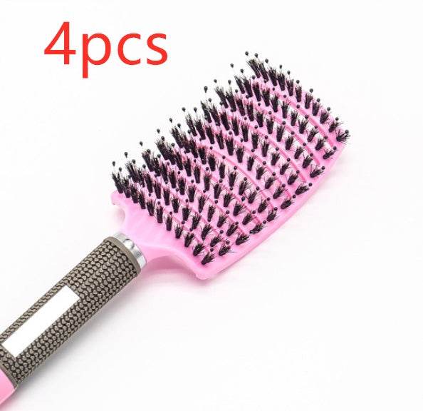 Hairbrush Anti Klit Haarborstel Vrouwen Detangler Hair Brush Nylon Scalp Massage Teaser Kam - NamafadStore