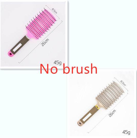Hairbrush Anti Klit Brushy Haarborstel Women Detangler Hair Brush Bristle Nylon Scalp Massage Teaser Hair Brush Comb - NamafadStore