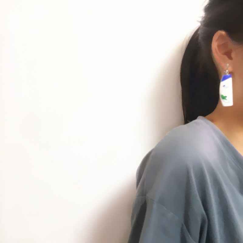 Women Earring Made Cute Girls Eardrop Funny Gift Sweet Handmade Cartoons Mini Fruit Drink Ham Sausage Toothpaste Shampoo