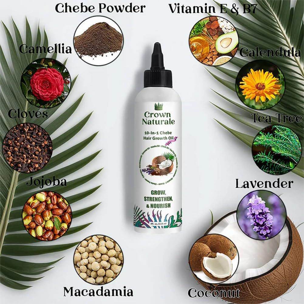10 N 1Cherbe Oil For Hair Growth Liquid - NamafadStore