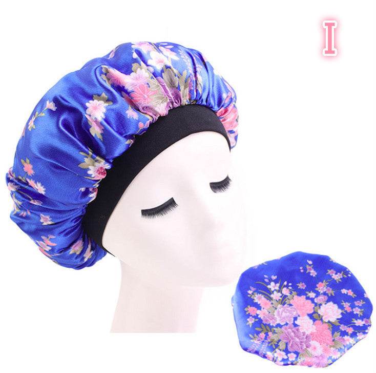 Beauty Print Satin Silk Bonnet Sleep Night Cap for Hair Protection - NamafadStore