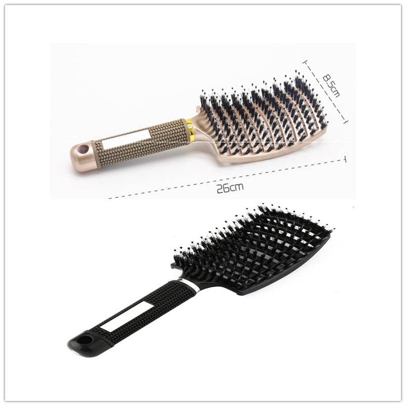 Hairbrush Anti Klit Haarborstel Vrouwen Detangler Hair Brush Nylon Scalp Massage Teaser Kam - NamafadStore