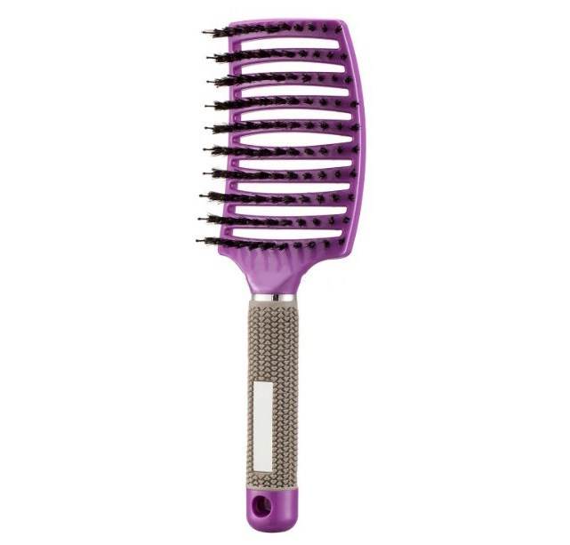 Hairbrush Anti Klit Brushy Haarborstel Women Detangler Hair Brush Bristle Nylon Scalp Massage Teaser Hair Brush Comb - NamafadStore