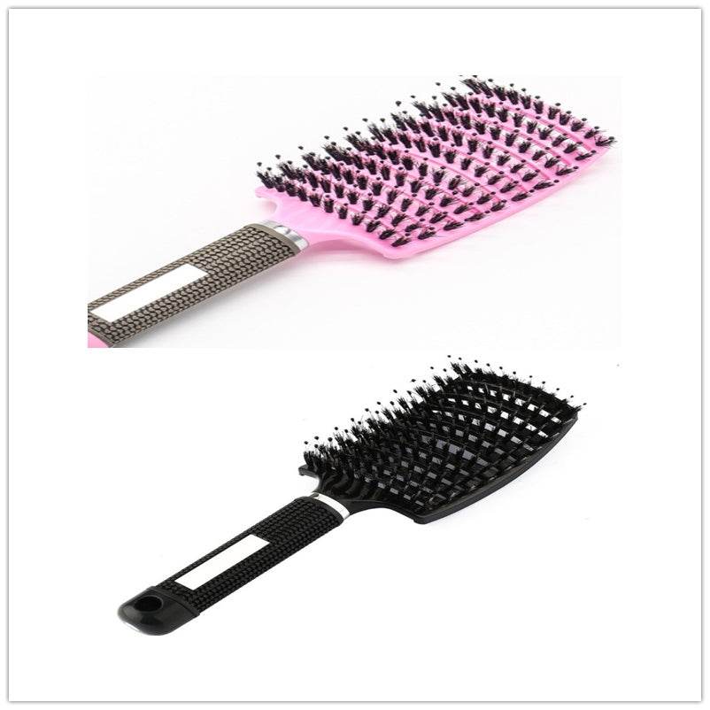 Hairbrush Anti Klit Brushy Haarborstel Women Detangler Hair Brush Bristle Nylon Scalp Massage Teaser Hair Brush Comb - NamafadStore