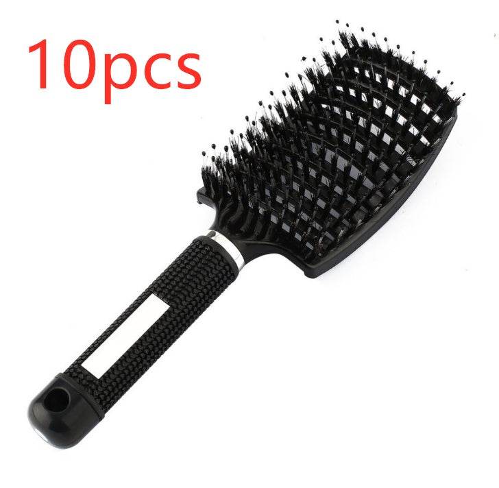 Hairbrush Anti Klit Brushy Haarborstel Women Detangler Hair Brush Bristle Nylon Scalp Massage Teaser Hair Brush Comb - NamafadStore