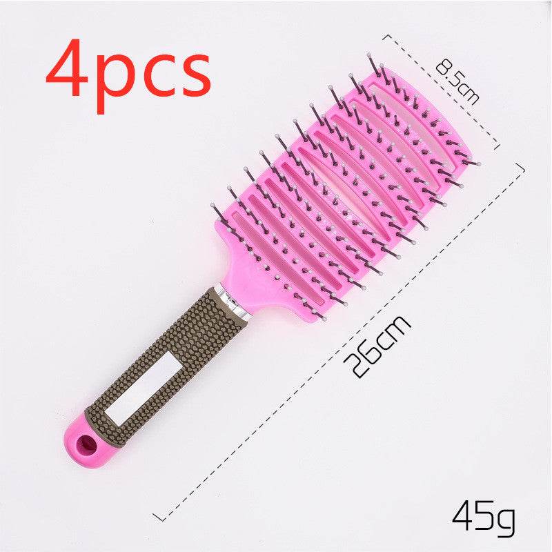 Hairbrush Anti Klit Haarborstel Vrouwen Detangler Hair Brush Nylon Scalp Massage Teaser Kam - NamafadStore