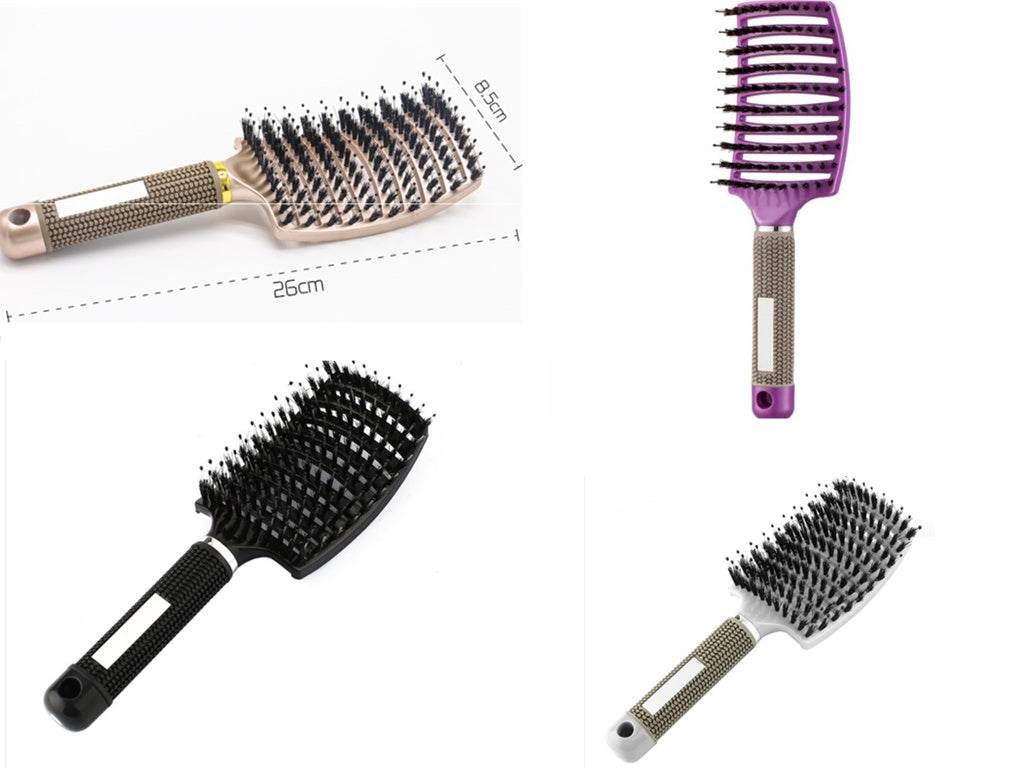 Hairbrush Anti Klit Haarborstel Vrouwen Detangler Hair Brush Nylon Scalp Massage Teaser Kam - NamafadStore