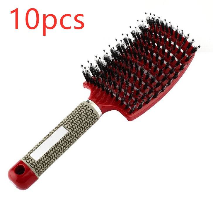 Hairbrush Anti Klit Haarborstel Vrouwen Detangler Hair Brush Nylon Scalp Massage Teaser Kam - NamafadStore
