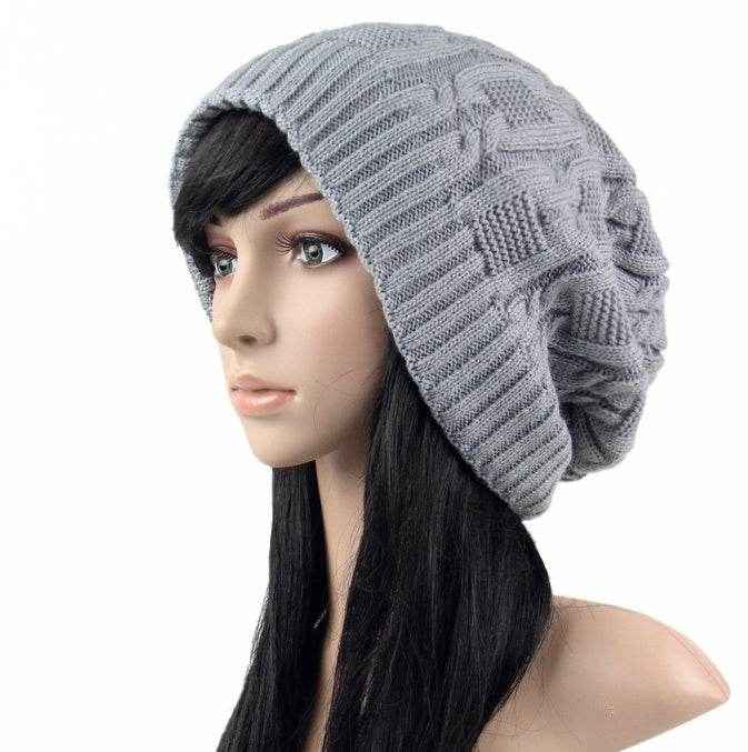 Korean Winter Knitted Hat for Women and Men - Double Layer Wool Pile Beanie for Autumn and Winter - NamafadStore