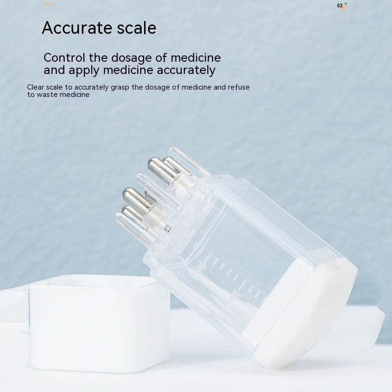 Scalp Medicine Device Mino 5 Needle Skin Ball Massager Portable Hair Growth Tonic Essential Oil Applicator - NamafadStore