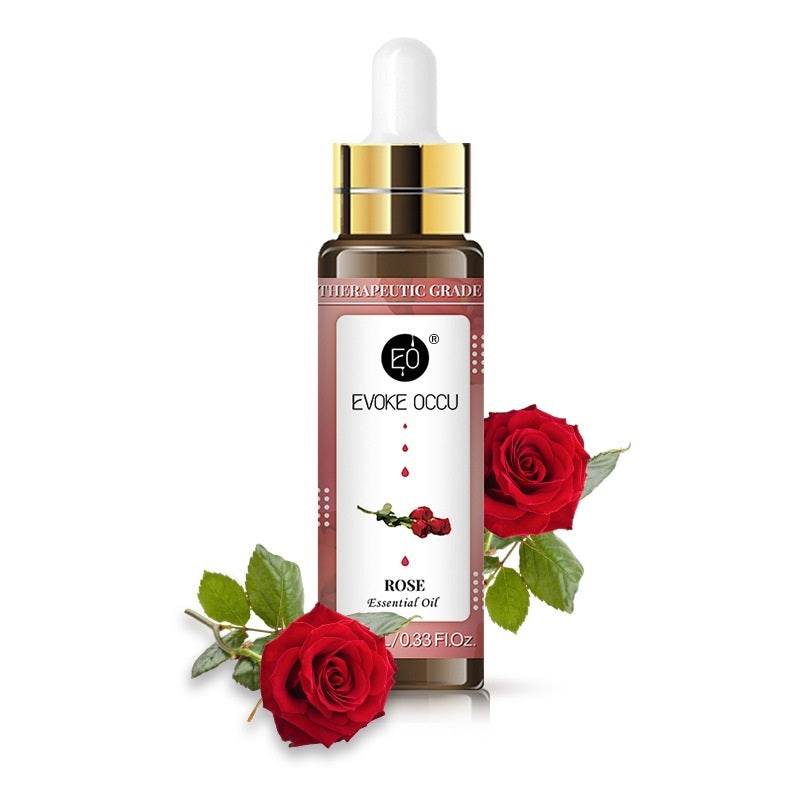 Rose Lavender Essential Oil 10ml with Dropper for Aromatherapy - NamafadStore