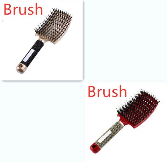 Hairbrush Anti Klit Haarborstel Vrouwen Detangler Hair Brush Nylon Scalp Massage Teaser Kam - NamafadStore