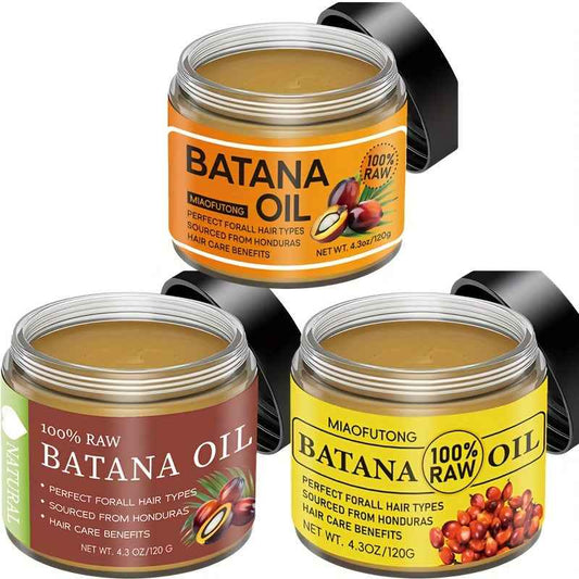 3PCSHonduras Batana Hair Oil - Smoothing and Moisturizing Hair for Dry Hair, for Moisturizing Scalp and Hair Care, Suitable for All Hair Types