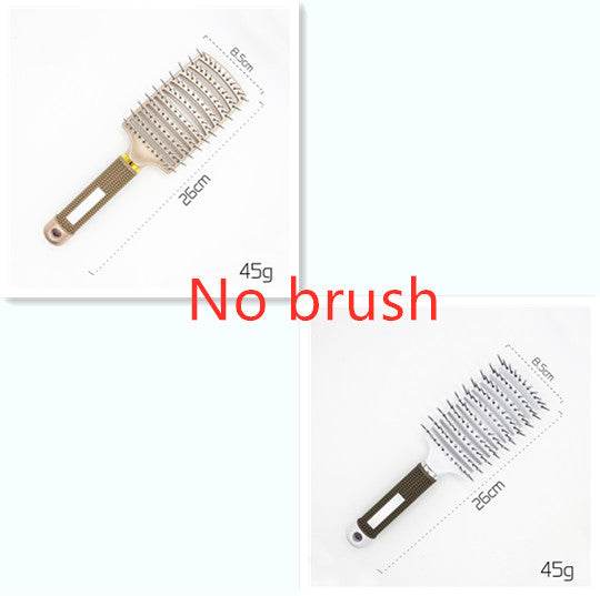 Hairbrush Anti Klit Brushy Haarborstel Women Detangler Hair Brush Bristle Nylon Scalp Massage Teaser Hair Brush Comb - NamafadStore