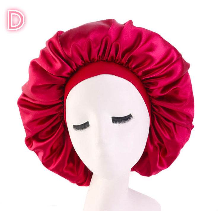 Beauty Print Satin Silk Bonnet Sleep Night Cap for Hair Protection - NamafadStore