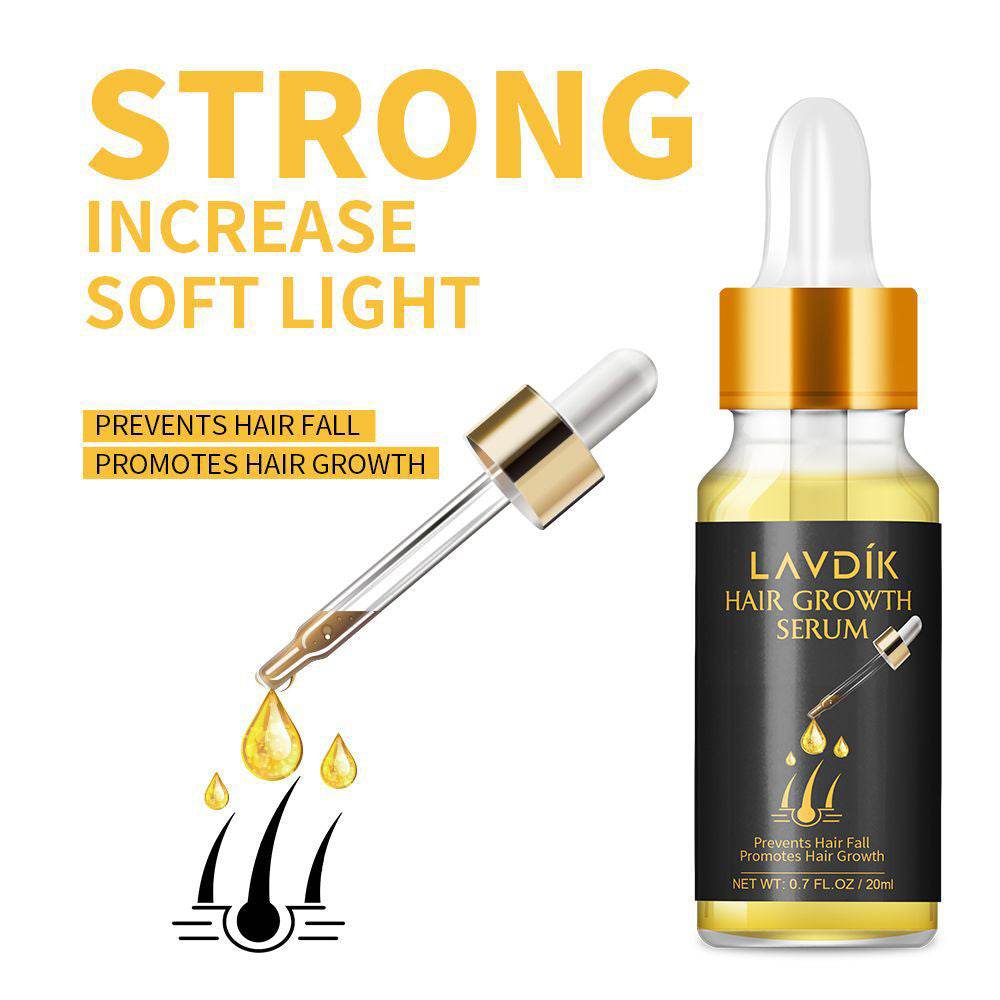 Damaged Hair Repair Women Men's Fast Hair Growth Essence Oil Anti-hair Loss Lotion - NamafadStore