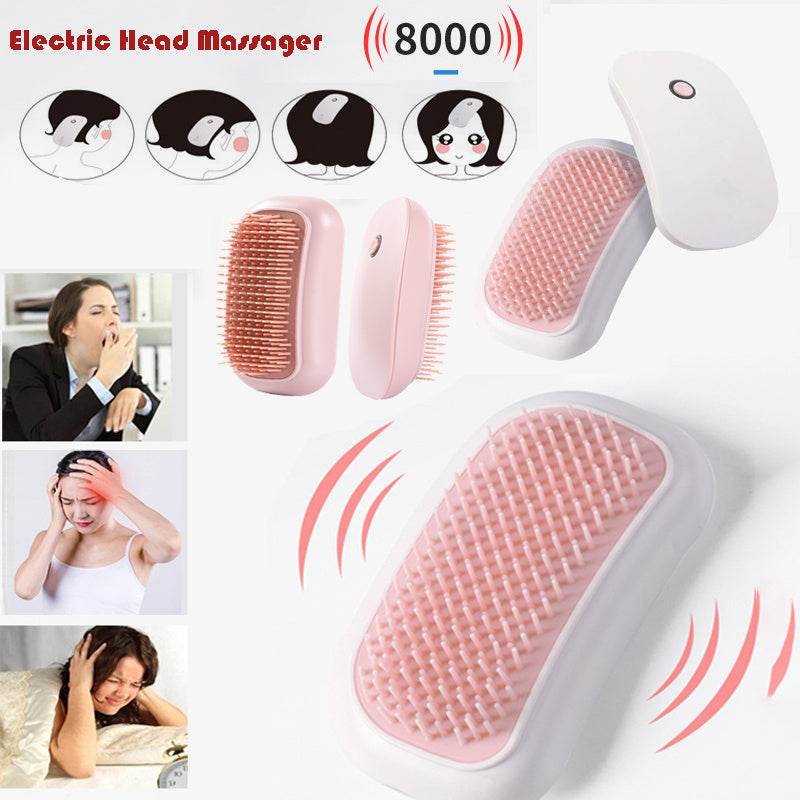 Electric Scalp Massager Scalp Massage Machine Head Massager Scraper Head Scratcher Mini Hair Massage Scalp Scrub Brush - NamafadStore
