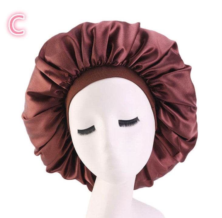 Beauty Print Satin Silk Bonnet Sleep Night Cap for Hair Protection - NamafadStore