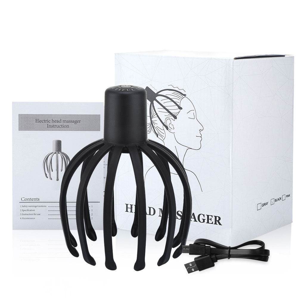 Electric Scalp Massager USB Rechargeable for Ultimate Relaxation and Stress Relief - NamafadStore