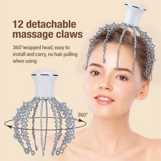 Electric Scalp Massager for Stress Relief and Relaxation - Head Massage Device - NamafadStore
