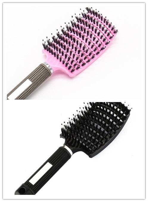 Hairbrush Anti Klit Haarborstel Vrouwen Detangler Hair Brush Nylon Scalp Massage Teaser Kam - NamafadStore