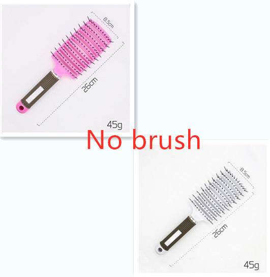 Hairbrush Anti Klit Brushy Haarborstel Women Detangler Hair Brush Bristle Nylon Scalp Massage Teaser Hair Brush Comb - NamafadStore