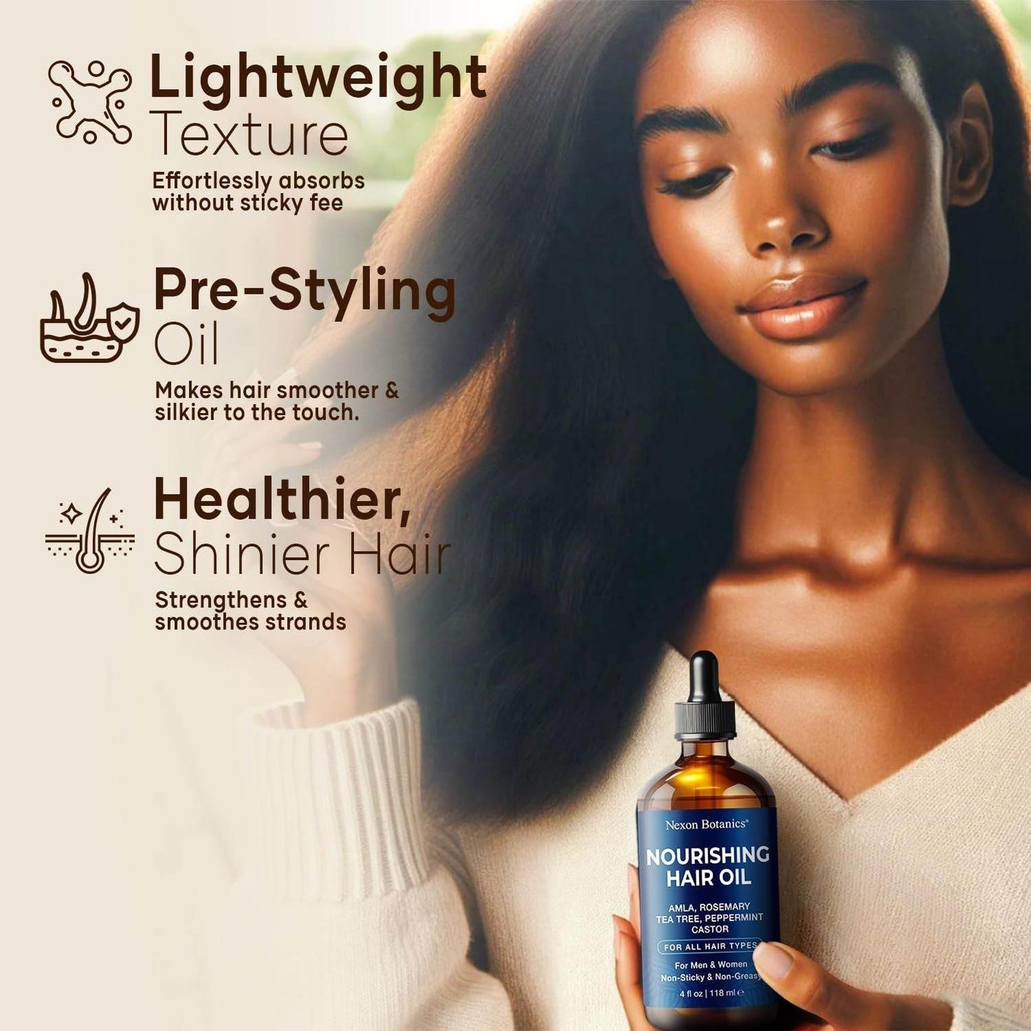 Nourishing Hair Growth Oil 4 Fl Oz - NamafadStore