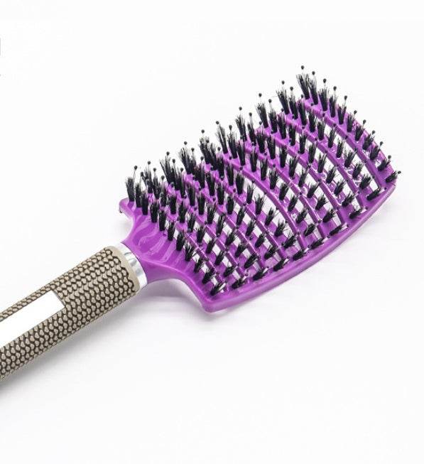 Hairbrush Anti Klit Haarborstel Vrouwen Detangler Hair Brush Nylon Scalp Massage Teaser Kam - NamafadStore