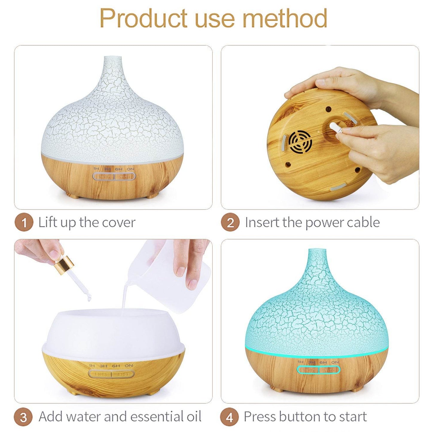 Essential Oil Diffuser: Aromatherapy Machine for Relaxation - NamafadStore