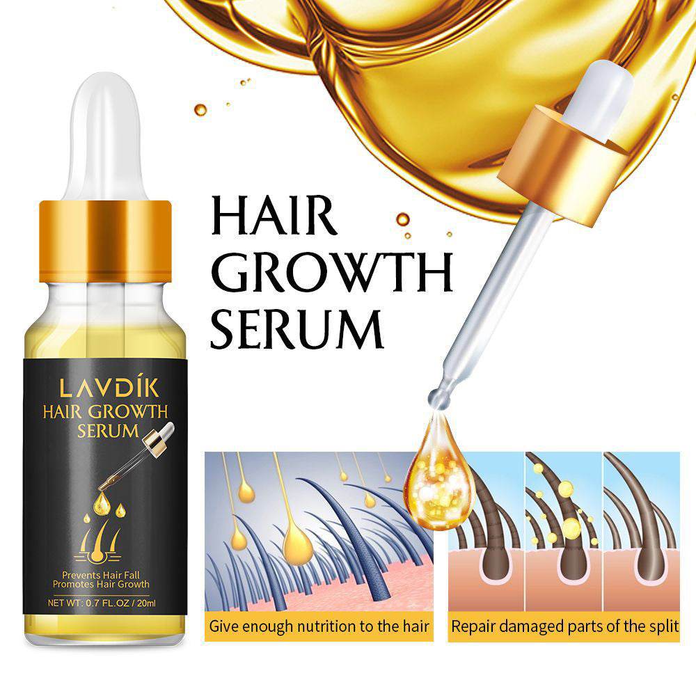 Damaged Hair Repair Women Men's Fast Hair Growth Essence Oil Anti-hair Loss Lotion - NamafadStore