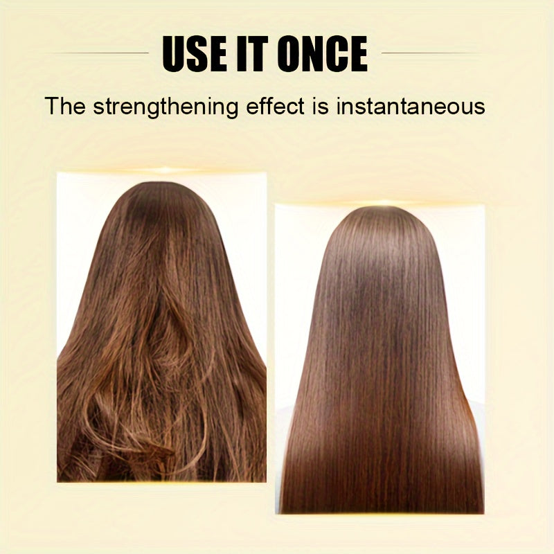 3pcs1.01oz Biotin Keratin Hair Care Essential Oil Combination Set, Rich In Biotin, Deeply Moisturizes And Nourishes Hair, Making It Soft, Smooth And Non Greasy. It Is a Must-Have for Autumn And Winter Hair Care