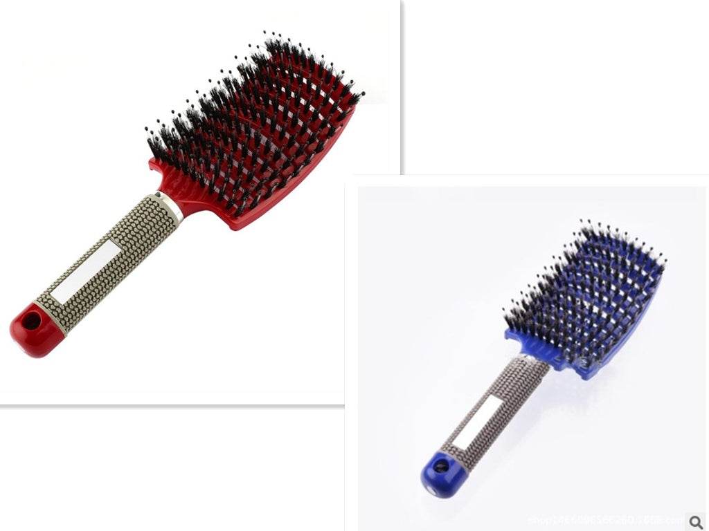 Hairbrush Anti Klit Haarborstel Vrouwen Detangler Hair Brush Nylon Scalp Massage Teaser Kam - NamafadStore